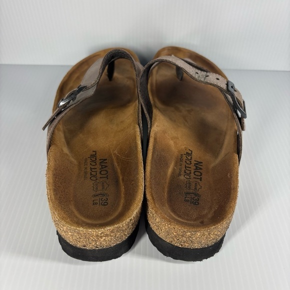 Naot Sandals Womens 6 Tahoe Classic Slides Toe Loop Suede Walking Comfort Travel - Picture 4 of 9